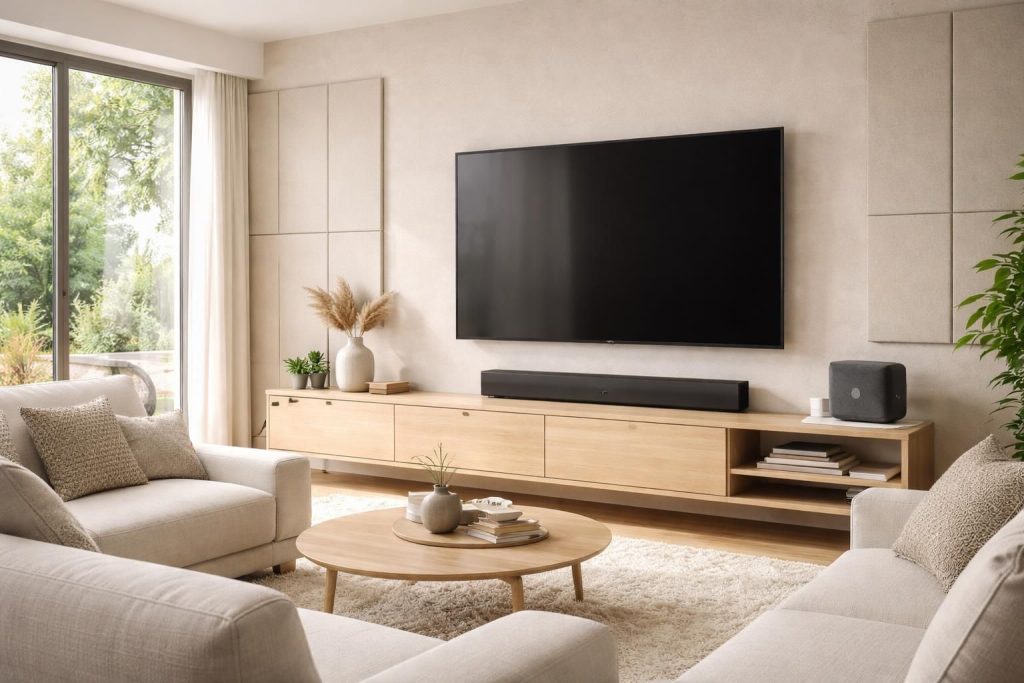 découvrez comment installer correctement votre barre de son ou enceinte bluetooth pour optimiser la qualité audio et l'harmonie dans votre pièce.